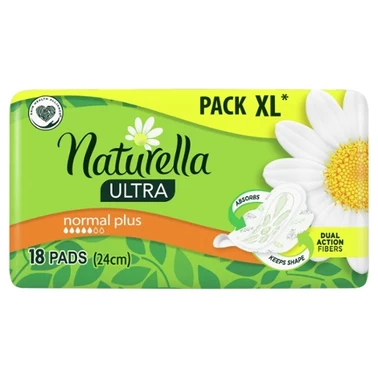 Naturella Ultra Normal Plus Rozmiar 2 Podpaski ze skrzydełkami × 18 - 7