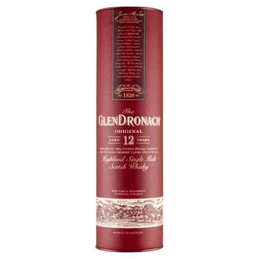 The Glendronach Original Aged 12 Years Highland Single Malt Scotch Whisky 700 ml - 1