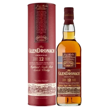 The Glendronach Original Aged 12 Years Highland Single Malt Scotch Whisky 700 ml - 0