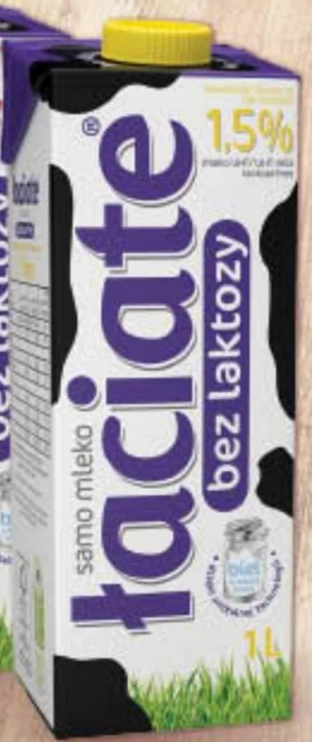 Mleko bez laktozy Łaciate
