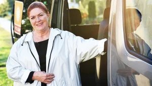 Katarzyna Dowbor na planie "Naszego nowego domu"