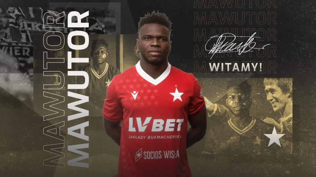 David Mawutor, nowy zawodnik Wisły Kraków David Mawutor, nowy zawodnik Wisły Kraków