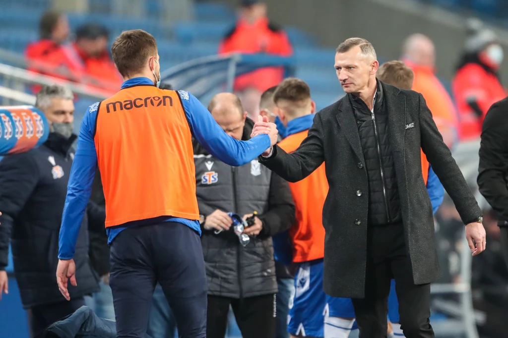 Trener Lecha Poznań Dariusz Żuraw Trener Lecha Poznań Dariusz Żuraw