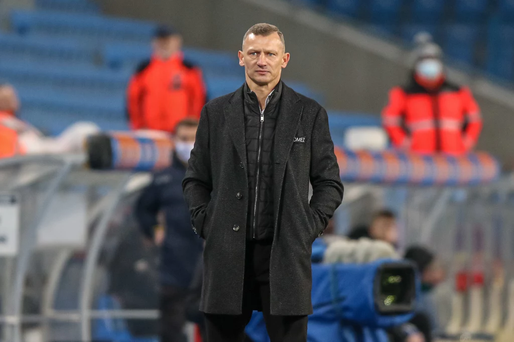 Trener Lecha Poznań Dariusz Żuraw Trener Lecha Poznań Dariusz Żuraw