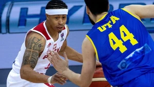 A.J. Slaughter w meczu z Rumunią