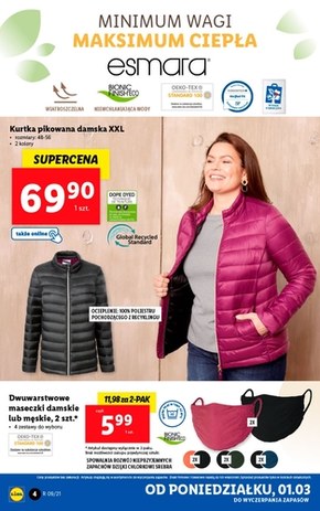 Kurtki na wiosnę w Lidl