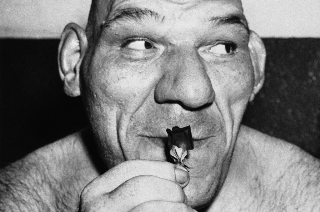 Na zdęciu Maurice Tillet, który również cierpiał na akromegalię