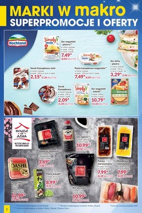 Oferta specjalna - marki własne Makro
