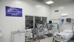 Otwarcie szpitala modułowego w Warszawie