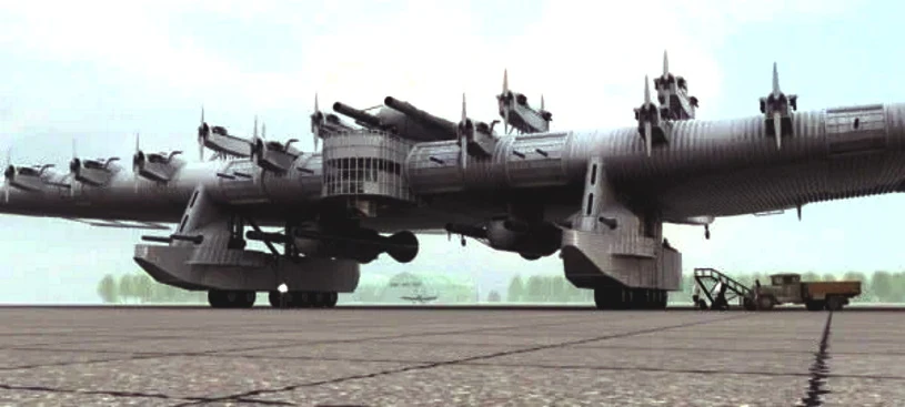 Kalinin K-7 - jedna z internetowych historii, która z czasem zaczęła żyć własnym życiem. Wizja internautów, jak mógłby wyglądać radziecki latający superczołg Kalinin K-7 - jedna z internetowych historii, która z czasem zaczęła żyć własnym życiem. Wizja internautów, jak mógłby wyglądać radziecki latający superczołg