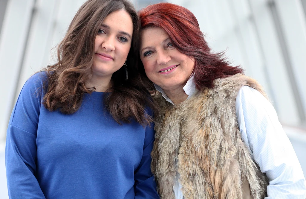 Urszula Dudziak z córką Miką Urbaniak