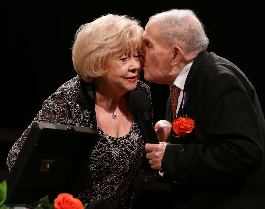 Jolanta Kubicka podczas benefisu Jana Zagozdy 