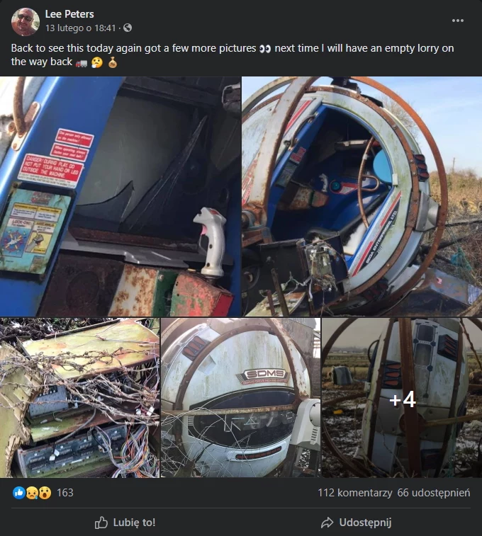 Rzadki automat z lat 80. japońskiej firmy Sega - zdjęcia udostępnione na profilu Lee Petersa w ramach grupy Sega R360 & R360Z Fan Club Rzadki automat z lat 80. japońskiej firmy Sega - zdjęcia udostępnione na profilu Lee Petersa w ramach grupy Sega R360 & R360Z Fan Club