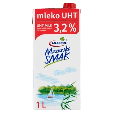 Mlekpol Mazurski Smak Mleko 3,2 % 1 l - 1