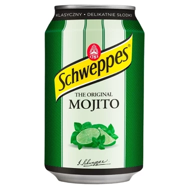 Schweppes Mojito Bezalkoholowy napój gazowany 330 ml - 2