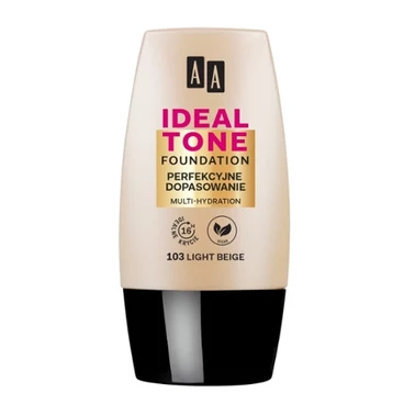 AA Make Up Ideal Tone podkład perfekcyjne dopasowanie 103 light beige 30ml - 2