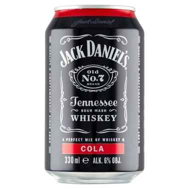Jack Daniel's Cola Napój alkoholowy gazowany 330 ml - 1