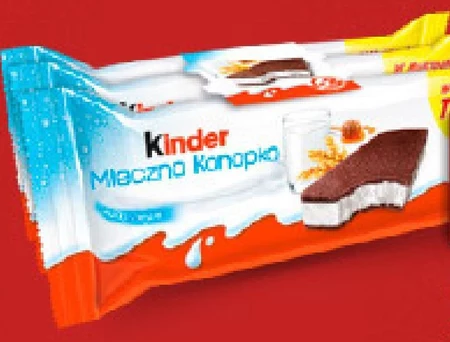 Mleczna kanapka Kinder