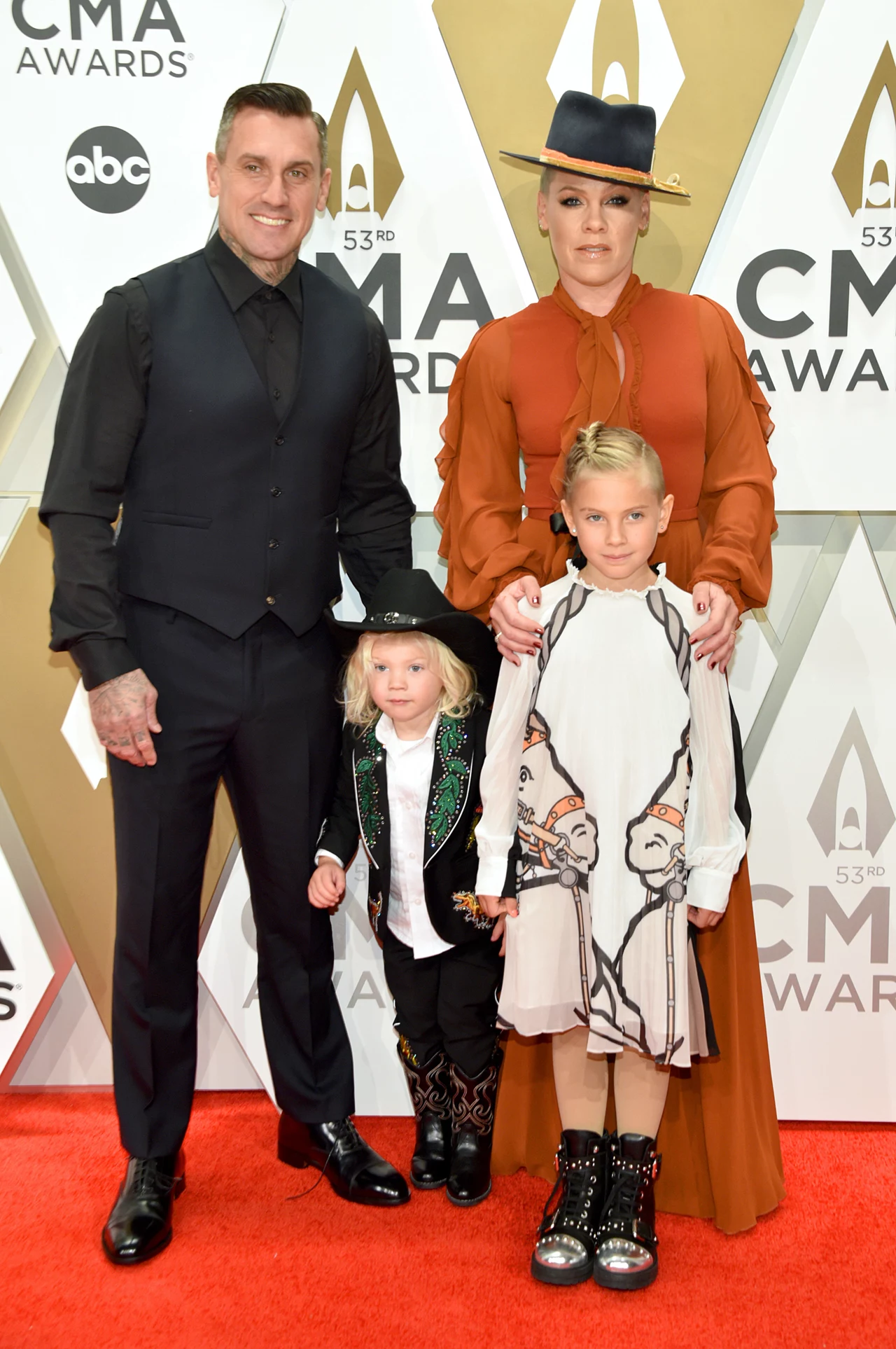 Pink i Carey Hart z dziećmi Pink i Carey Hart z dziećmi