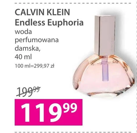 Woda perfumowana Calvin Klein