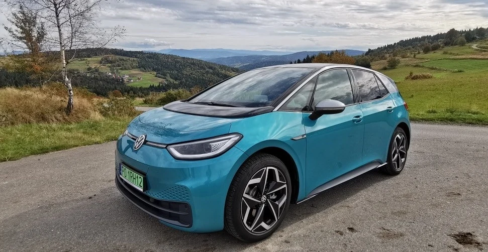 Volkswagen ID.3 - według Green NCAP ma lepszy wynik od konkurencji, więc jest gorszy