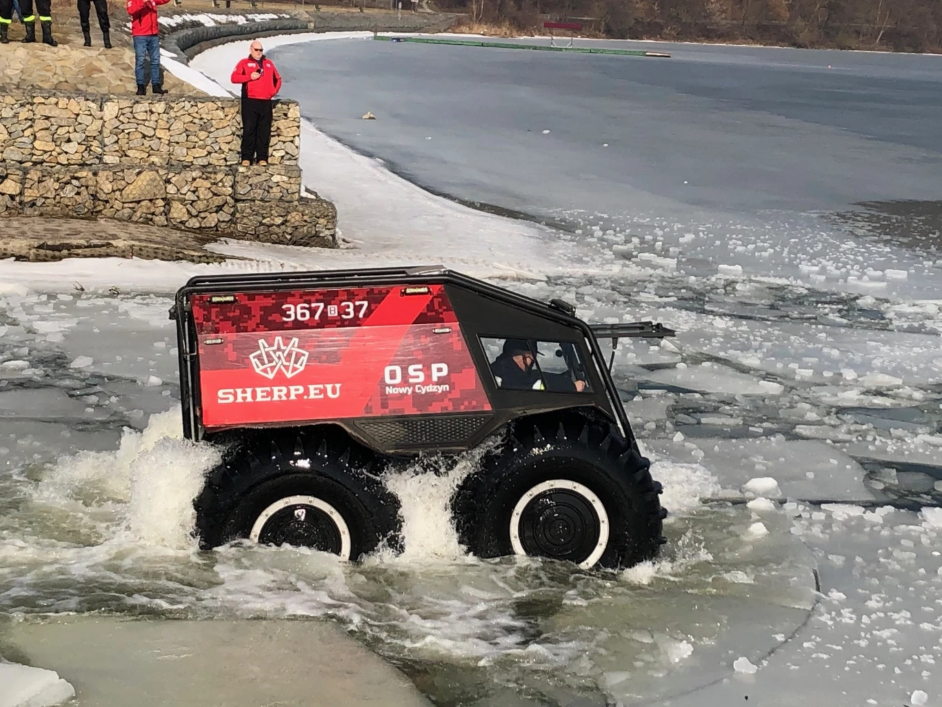 Sherp Pro na Jeziorze Rożnowskim Sherp Pro na Jeziorze Rożnowskim