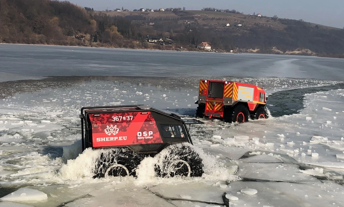 Sherp Pro na Jeziorze Rożnowskim Sherp Pro na Jeziorze Rożnowskim