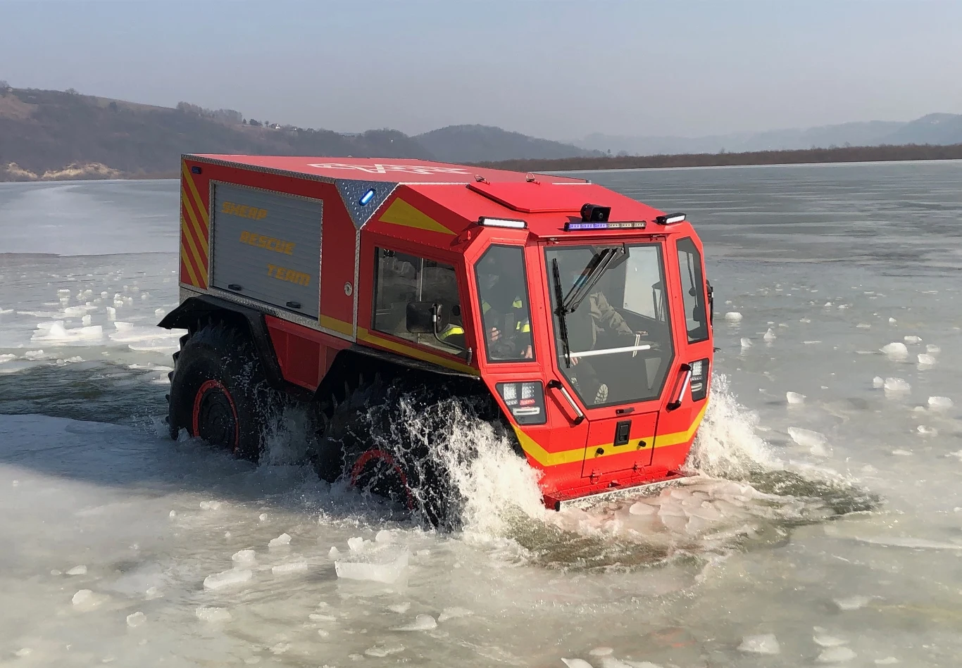 Sherp Pro na Jeziorze Rożnowskim Sherp Pro na Jeziorze Rożnowskim