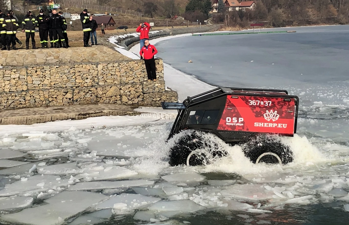 Sherp Pro na Jeziorze Rożnowskim Sherp Pro na Jeziorze Rożnowskim