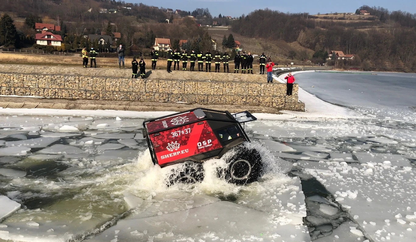 Sherp Pro na Jeziorze Rożnowskim Sherp Pro na Jeziorze Rożnowskim