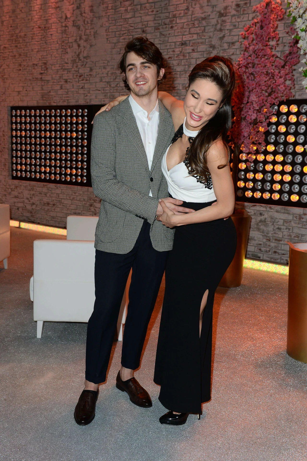 Ida Nowakowska z mężem na ramówce TVP