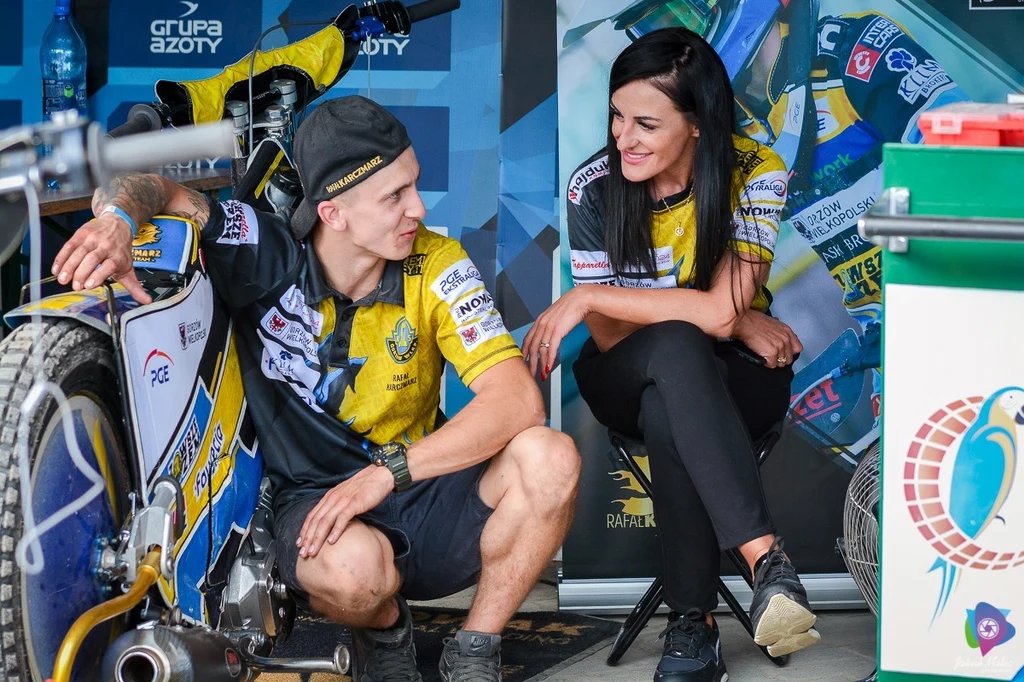 Łukasz Kaczmarek i Sandra Najmrodzka