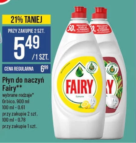 Płyn do naczyń Fairy