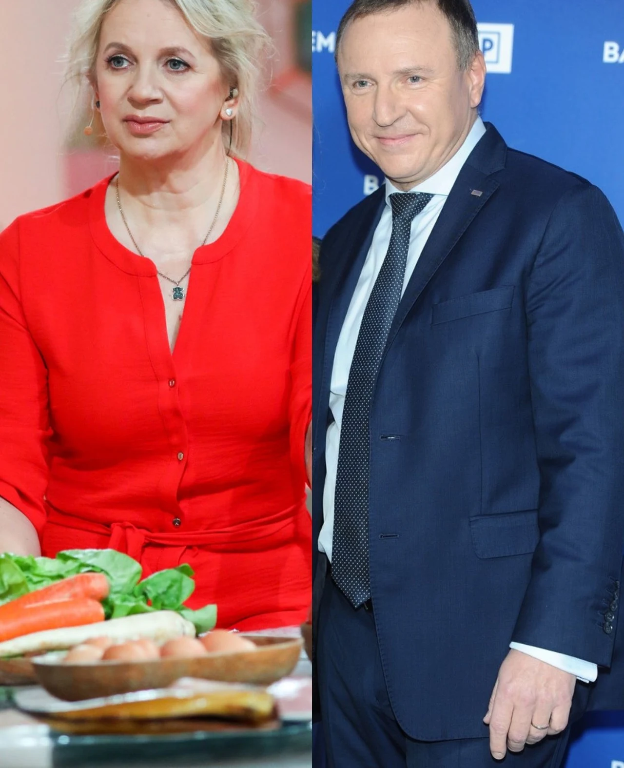 Marzena Rogalska i Jacek Kurski