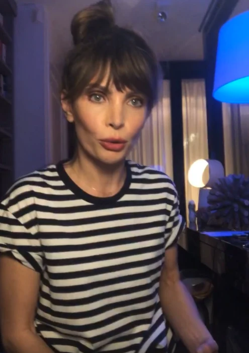 Agnieszka Dygant podczas relacji live Agnieszka Dygant podczas relacji live