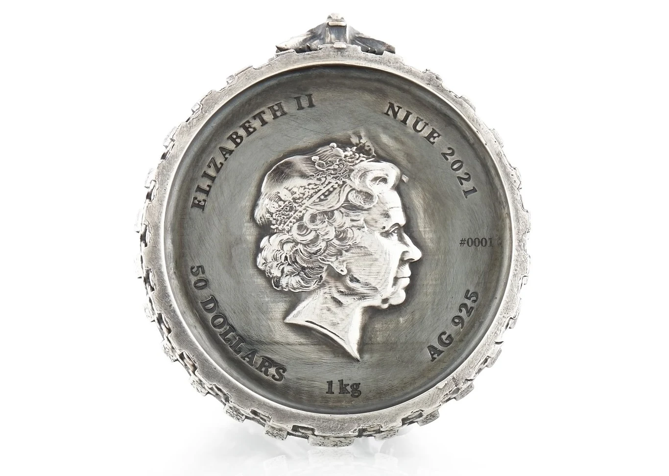 Srebrna moneta Geralt z Rivii, Biały Wilk Srebrna moneta Geralt z Rivii, Biały Wilk