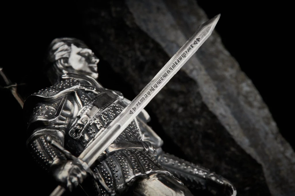 Srebrna moneta Geralt z Rivii, Biały Wilk Srebrna moneta Geralt z Rivii, Biały Wilk