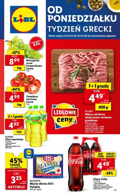 Od poniedziałku w Lidlu