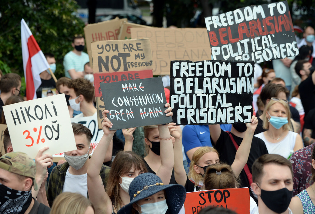 Protesty na Białorusi trwają od ubiegłego roku