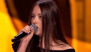 Zuzanna Dudek zachwyciła w "The Voice Kids". Zaśpiewała przebój Michała Szpaka