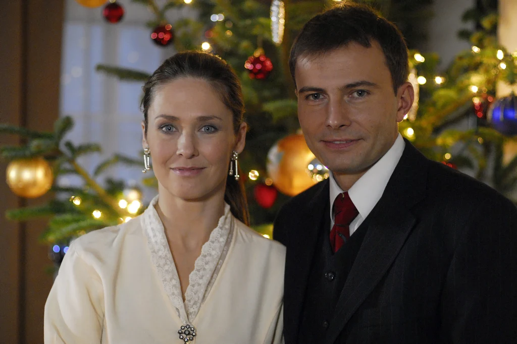Beata Naruszewicz i Tomasz Bednarek na planie "Klanu", 2007 rok Beata Naruszewicz i Tomasz Bednarek na planie "Klanu", 2007 rok