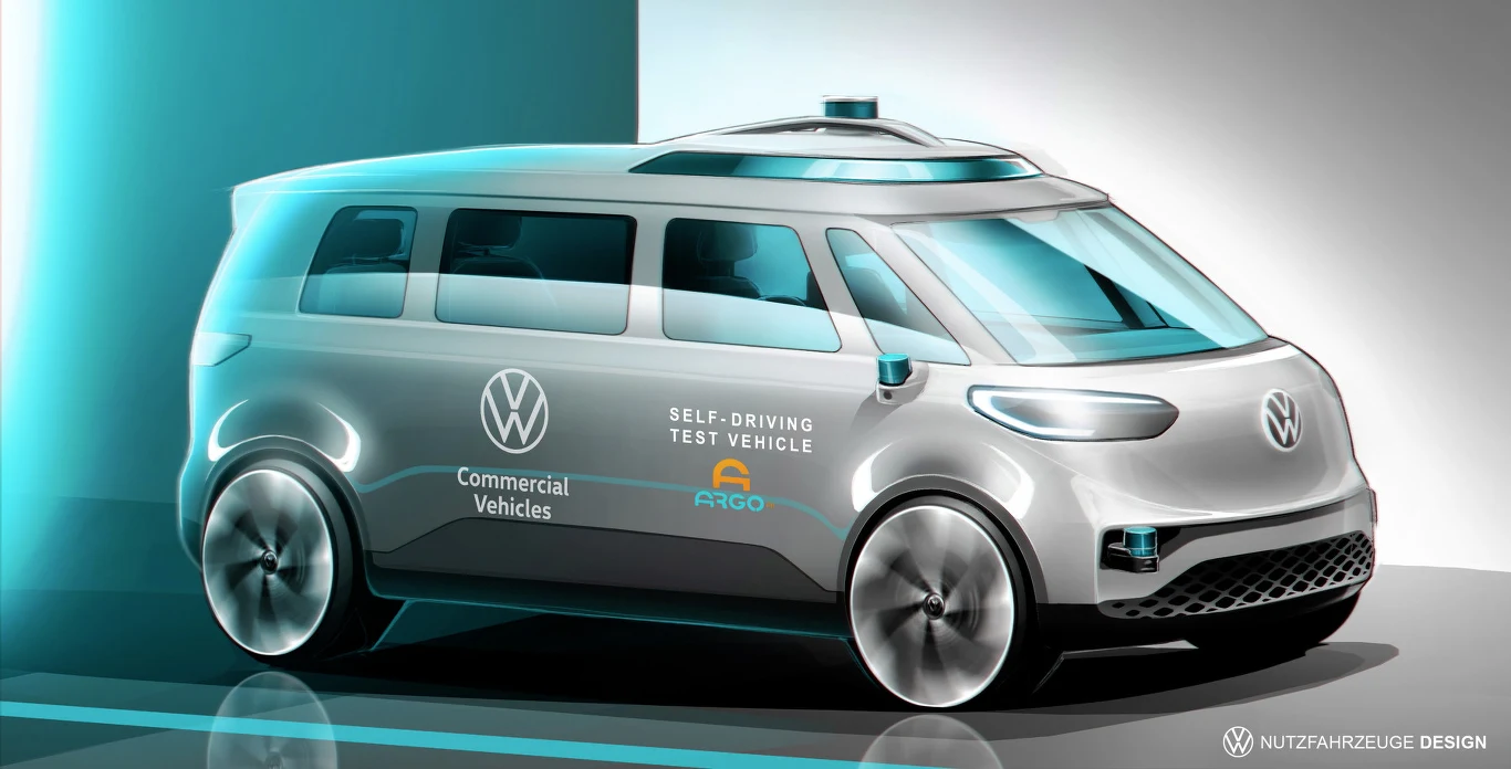 Autonomiczny Volkswagen ID. Buzz Autonomiczny Volkswagen ID. Buzz