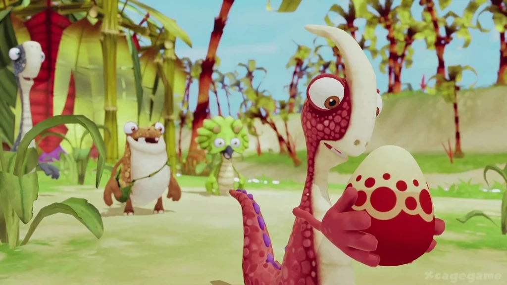 Gigantosaurus: The Game Platformówka oparta na popularnym serialu animowanym, opowiadającym o czwórce dinozaurów: Czupurze, Miłce, Rudzi i Dudku. Na kilku zróżnicowanych planszach wykonujemy rozmaite zadania i szukamy poukrywanych tu i tam skarbów. Co ważne, w Gigantosaurus: The Game możemy bawić się nawet we cztery osoby przy jednej konsoli. Poza bieganiem i skakaniem po platformach w grze czekają na nas także wyścigi - to przyjemne urozmaicenie. Gigantosaurus: The Game Platformówka oparta na popularnym serialu animowanym, opowiadającym o czwórce dinozaurów: Czupurze, Miłce, Rudzi i Dudku. Na kilku zróżnicowanych planszach wykonujemy rozmaite zadania i szukamy poukrywanych tu i tam skarbów. Co ważne, w Gigantosaurus: The Game możemy bawić się nawet we cztery osoby przy jednej konsoli. Poza bieganiem i skakaniem po platformach w grze czekają na nas także wyścigi - to przyjemne urozmaicenie.