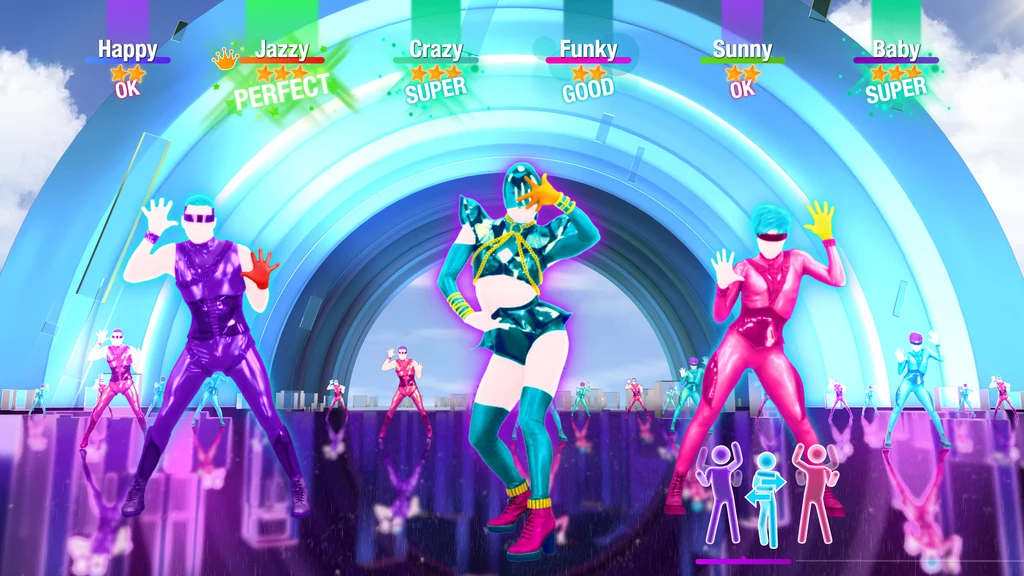 Just Dance 2021 W zasadzie każda odsłona tej serii będzie odpowiednia do rodzinnej zabawy przed telewizorem. Just Dance 2021 to gra taneczna, w której wykonujemy układy choreograficzne do popularnych piosenek. Żeby móc w nią grać, nie potrzebujemy żadnych akcesoriów - wystarczy smartfon z zainstalowaną aplikacją (dzięki temu program może śledzić nasze ruchy czy zliczać spalone kalorie). Jednak równie dobrze można się przy niej bawić i bez niego. Wystarczy odpalić ulubioną piosenkę i... zacząć pląsać! Just Dance 2021 W zasadzie każda odsłona tej serii będzie odpowiednia do rodzinnej zabawy przed telewizorem. Just Dance 2021 to gra taneczna, w której wykonujemy układy choreograficzne do popularnych piosenek. Żeby móc w nią grać, nie potrzebujemy żadnych akcesoriów - wystarczy smartfon z zainstalowaną aplikacją (dzięki temu program może śledzić nasze ruchy czy zliczać spalone kalorie). Jednak równie dobrze można się przy niej bawić i bez niego. Wystarczy odpalić ulubioną piosenkę i... zacząć pląsać!