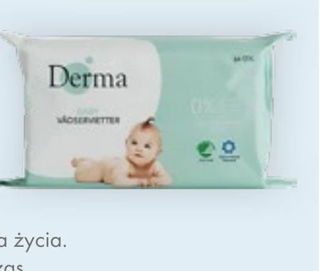 Chusteczki nawilżane Derma