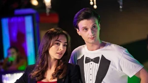 Adrianna Izydorczyk i Szymon Majchrzak w serialu "Akademik"