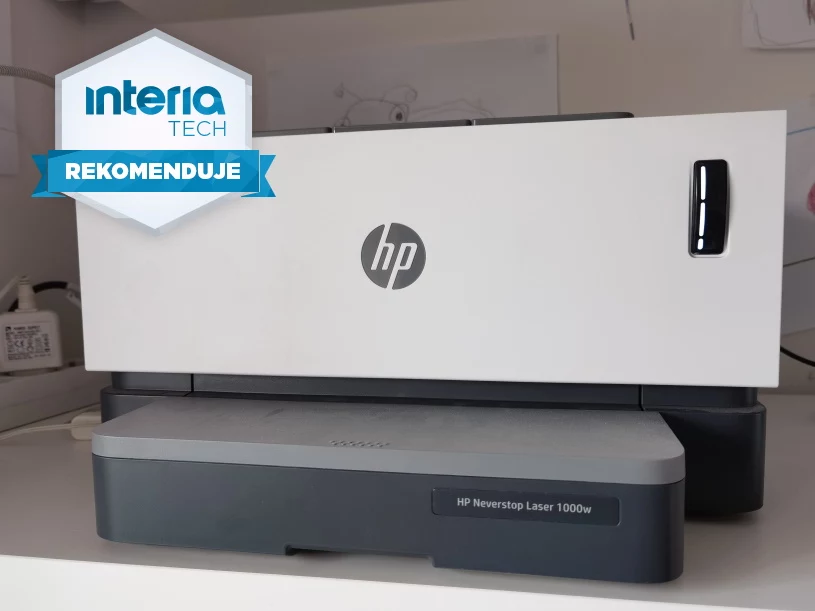 HP Neverstop Laser 1000w otrzymuje REKOMENDACJĘ serwisu Interia Tech