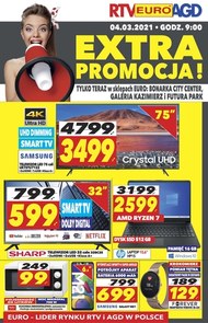Extra promocja w wybranych sklepach RTV EURO AGD