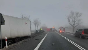 Tragedia na drodze. Kierowca wjechał wprost pod ciężarówkę