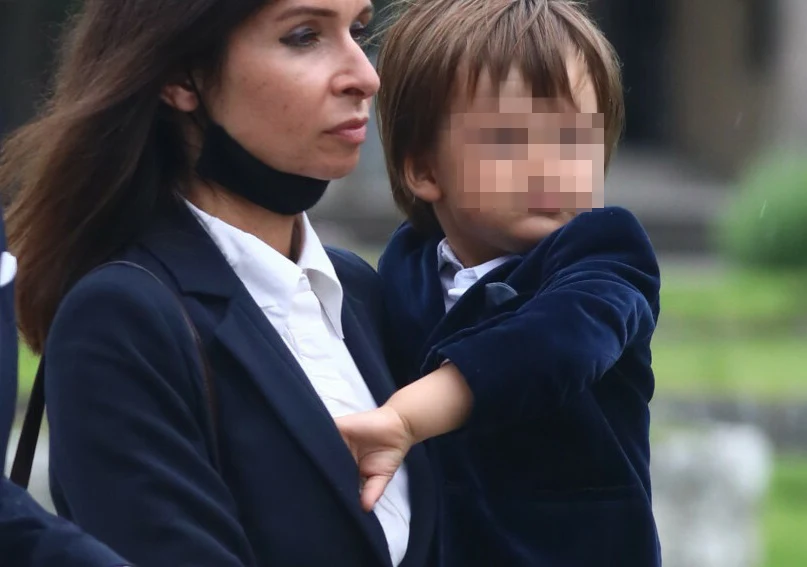 Marta Kaczyńska z synkiem Marta Kaczyńska z synkiem